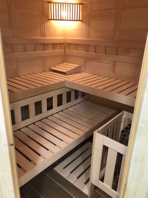 Fínska sauna Wellfun Corner